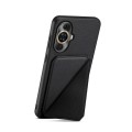 For Huawei nova 11 D04 Calf Texture Dual Card Slot Holder Phone Case(Black)