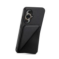 For Huawei nova 11 Pro / nova 11 Ultra D04 Calf Texture Dual Card Slot Holder Phone Case(Black)