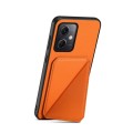 For Xiaomi Redmi Note 12 5G Global/Note 12R Pro D04 Calf Texture Dual Card Slot Holder Phone Case(Or