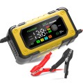 FOXSUR 7A 12V Car / Motorcycle Smart Battery Charger, Plug Type:EU Plug(Yellow)