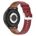 For Xiaomi Watch 2 22mm Genuine Leather Watch Band(Red)