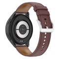 For Xiaomi Watch 2 22mm Genuine Leather Watch Band(Dark Brown)