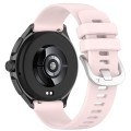 For Xiaomi Watch 2 Liquid Glossy Silver Buckle Silicone Watch Band(Light Pink)