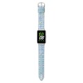 For Samsung Galaxy Fit 3 Woolen Leather Watch Band(Blue)