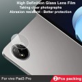 For vivo Pad3 Pro 2pcs/Set imak HD Glass Rear Camera Lens Film