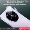 For Realme 12 5G / 12x 5G Global 2pcs/Set imak HD Glass Rear Camera Lens Film