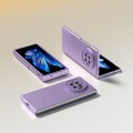 For vivo X Fold3 PC Frosted Texture Diamond Paint Shockproof Phone Case(Purple)