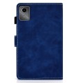 For Lenovo Tab M11 / Xiaoxin Pad 11 2024 Stitching Cowhide Texture Smart Leather Tablet Case(Blue)