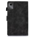 For Lenovo Tab M11 / Xiaoxin Pad 11 2024 Stitching Cowhide Texture Smart Leather Tablet Case(Black)