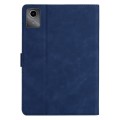 For Xiaomi Pad 6/6 Pro Coconut Tree Embossed Smart Leather Tablet Case(Blue)