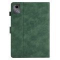 For Xiaomi Pad 6/6 Pro Coconut Tree Embossed Smart Leather Tablet Case(Green)