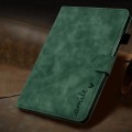 For Lenovo Tab M11 / Xiaoxin Pad 11 2024 Smile Embossed Smart Leather Tablet Case(Green)