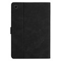 For Lenovo Tab M10 3rd Gen Coconut Tree Embossed Smart Leather Tablet Case(Black)