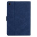 For Lenovo Tab M10 3rd Gen Coconut Tree Embossed Smart Leather Tablet Case(Blue)