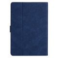 For Amazon Kindle Paperwhite 5 2021 Coconut Tree Embossed Smart Leather Tablet Case(Blue)