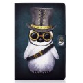 For Lenovo Tab M11 / Xiaoxin Pad 11 2024 Colored Drawing Smart Leather Tablet Case(Penguin)