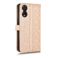 For TCL 50 5G Honeycomb Dot Texture Leather Phone Case(Gold)