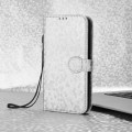 For TCL 50 5G Honeycomb Dot Texture Leather Phone Case(Silver)