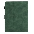 For 8 inch Universal Coconut Tree Embossed Leather Tablet Case(Green)