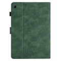 For Samsung Galaxy Tab A7 Lite 8.7 T220/T225 Coconut Tree Embossed Leather Tablet Case(Green)