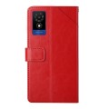 For TCL 502 Y-shaped Pattern Flip Leather Phone Case(Red)