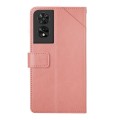 For TCL 505 Y-shaped Pattern Flip Leather Phone Case(Pink)