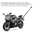 3 in 1 U-Type Mount Selfie Stick Motorcycle Clamps Handlebar Fixed Mount