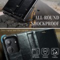For Xiaomi Redmi 13C CaseMe 003 Crazy Horse Texture Flip Leather Phone Case(Black)