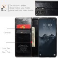 For Xiaomi Redmi Note 13 Pro 4G CaseMe 003 Crazy Horse Texture Flip Leather Phone Case(Black)
