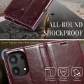 For Xiaomi Redmi Note 13 Pro 4G CaseMe 003 Crazy Horse Texture Flip Leather Phone Case(Mulberry Red)