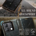 For Xiaomi Redmi Note 13 Pro 5G CaseMe 003 Crazy Horse Texture Flip Leather Phone Case(Coffee)