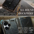 For Xiaomi Redmi Note 13 Pro+ 5G CaseMe 003 Crazy Horse Texture Flip Leather Phone Case(Coffee)