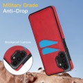 For Samsung Galaxy A13 5G / A13 4G Litchi Leather Skin Card Slots Phone Case(Red)