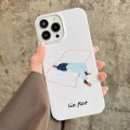 For iPhone 15 Cartoon Film Craft Hard PC Phone Case(Lie Flat)