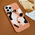 For iPhone 15 Pro Max Cartoon Film Craft Hard PC Phone Case(Bulldog)