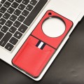For ZTE nubia Flip / Libero Flip Litchi Texture Card Slots Back Cover Phone Case(Red)