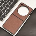 For ZTE nubia Flip / Libero Flip Crocodile Texture Back Cover Phone Case(Brown)