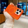 For iPhone 12 Pro Max MagSafe Magnetic Heat Dissipation Phone Case(Orange)
