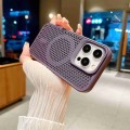 For iPhone 15 Pro MagSafe Magnetic Heat Dissipation Phone Case(Dark Purple)