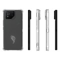 For Asus ROG Phone 8 Shockproof Non-slip Thickening TPU Phone Case(Transparent)
