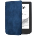 For Pocketbook Verse / Verse Pro Retro Skin-feel Leather Smart Tablet Case(Dark Blue)