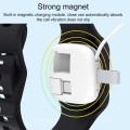 For Apple Watch Series S4 Portable Magnetic Wireless Charger(White)