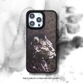 For iPhone 15 Pro Max Skin Feel Matte TPU+PC Shockproof Phone Case(Leopard)