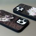 For iPhone 15 Skin Feel Matte TPU+PC Shockproof Phone Case(Leopard)