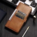 For Samsung Galaxy S23+ 5G Simple 6-Card Wallet Leather Phone Case(Brown)