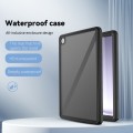 For Samsung Galaxy Tab A9 IP68 Waterproof Shockproof TPU Hybrid PC Tablet Case(Black)