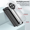 For Tecno Spark 20 Pro+ 3 in 1 Clear TPU Color PC Frame Phone Case(Black)