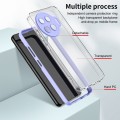 For Tecno Spark 20 Pro+ 3 in 1 Clear TPU Color PC Frame Phone Case(Purple)