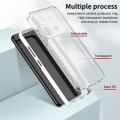 For Infinix Zero 30 3 in 1 Clear TPU Color PC Frame Phone Case(White)