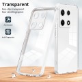 For Infinix Note 30 Pro 3 in 1 Clear TPU Color PC Frame Phone Case(White)
